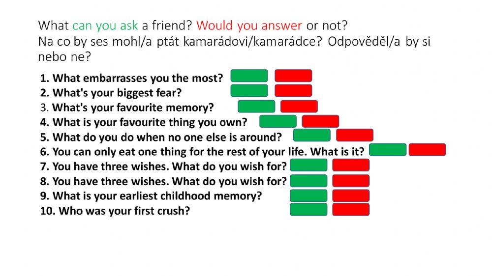 Friendship quiz