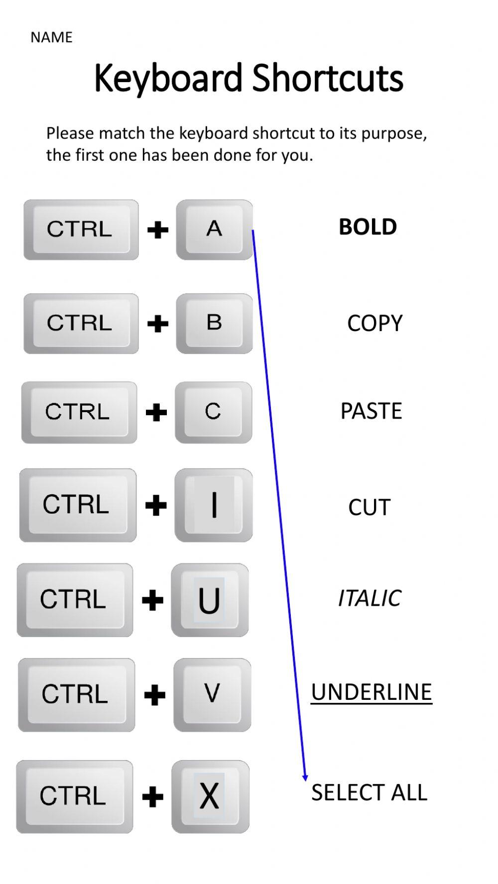 Keyboard Shortcuts