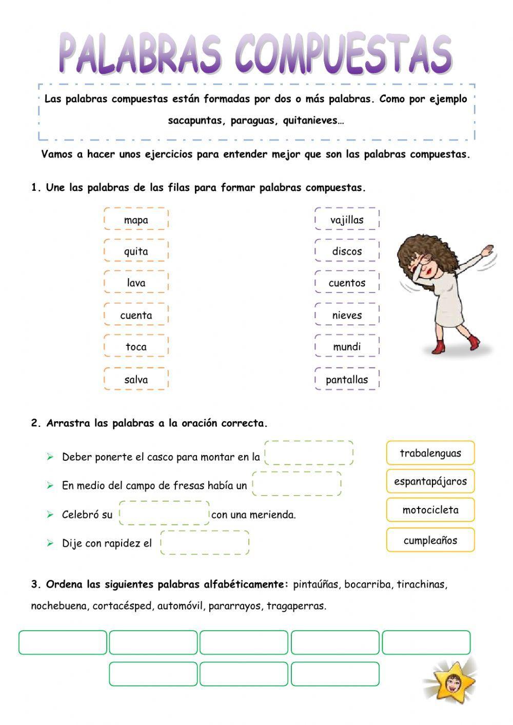Palabras compuestas Palabras compuestas