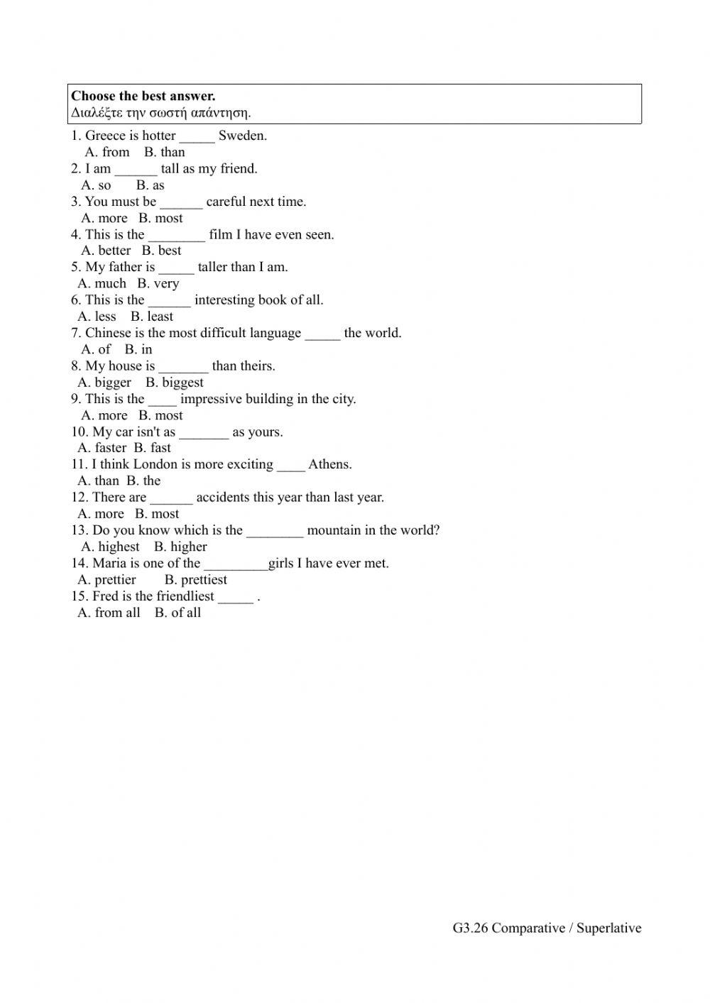 Csenior Worksheet 26