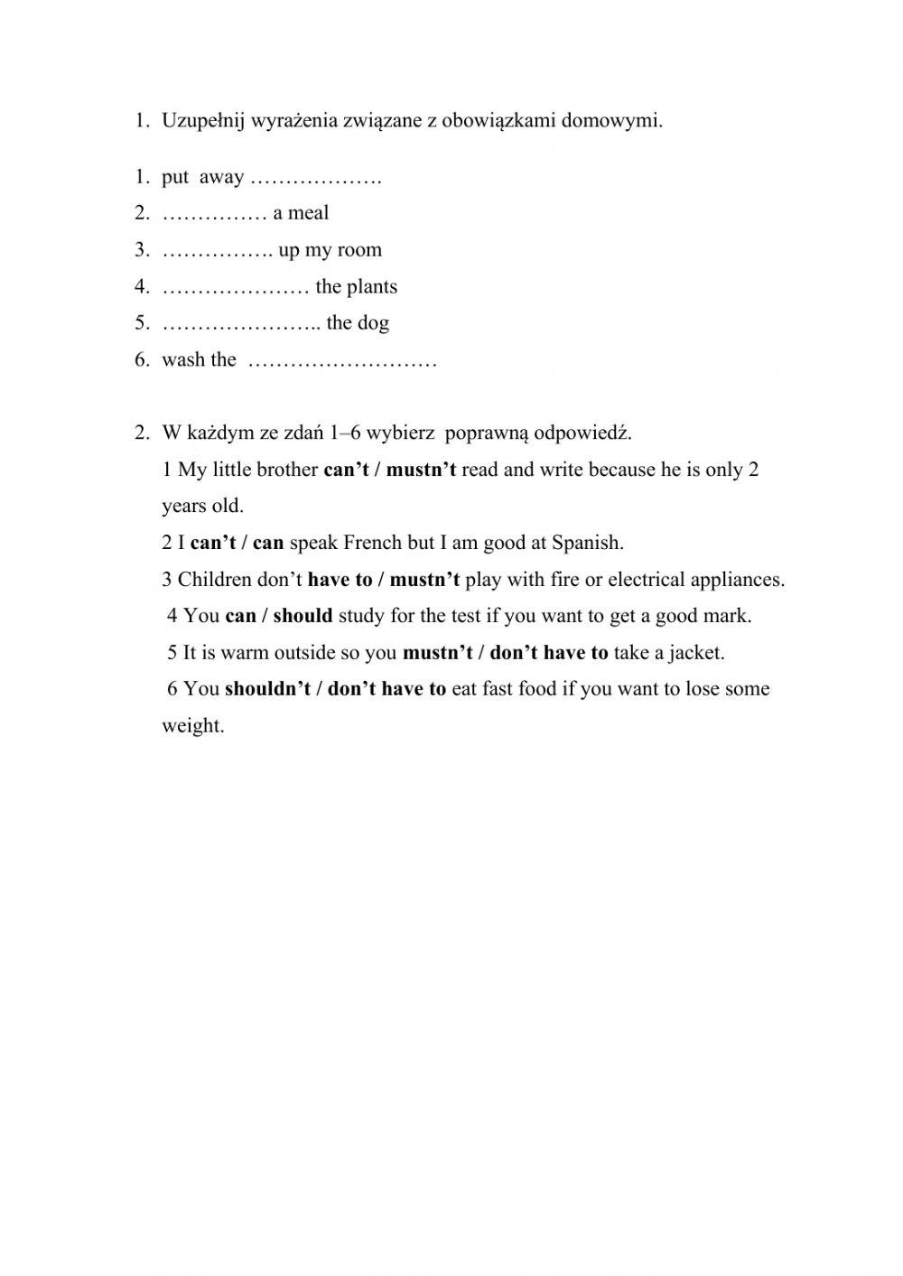 Short test junior explorer 6 - 4b