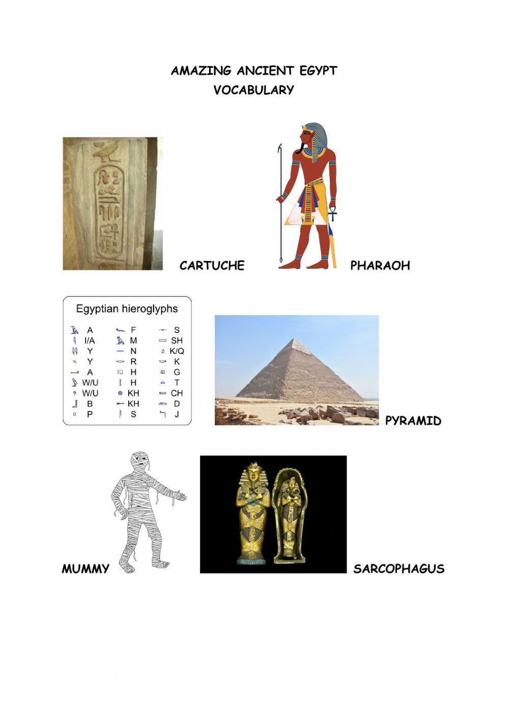 Ancient Egypt vocabulary