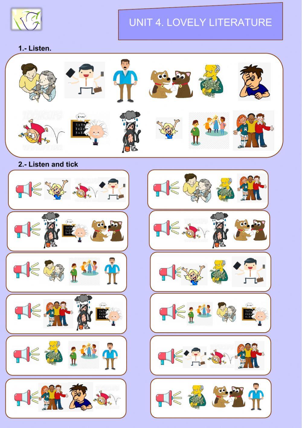 Unit 4 Lonely literature vocabulary