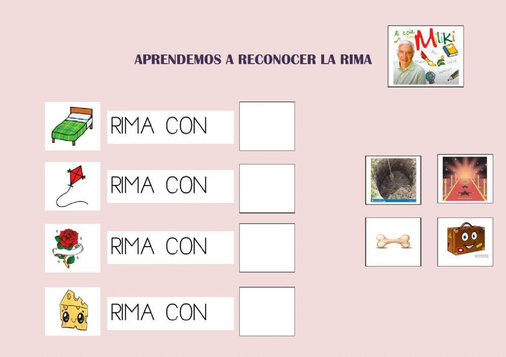 Aprendemos a reconocer la rima