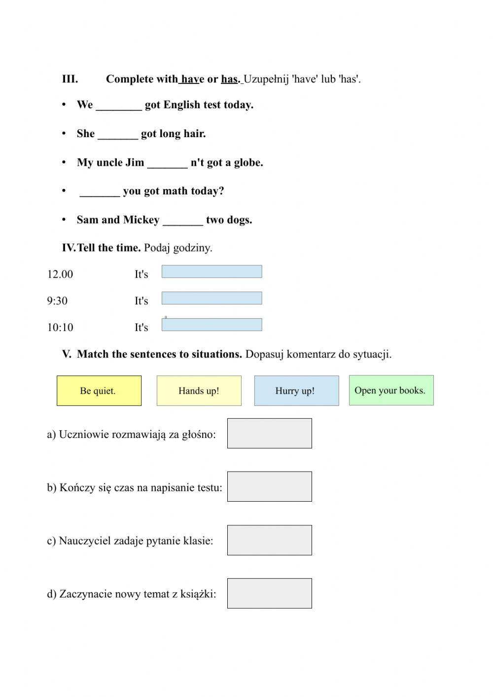 Kl. IV unit 3 poprawa poprawy