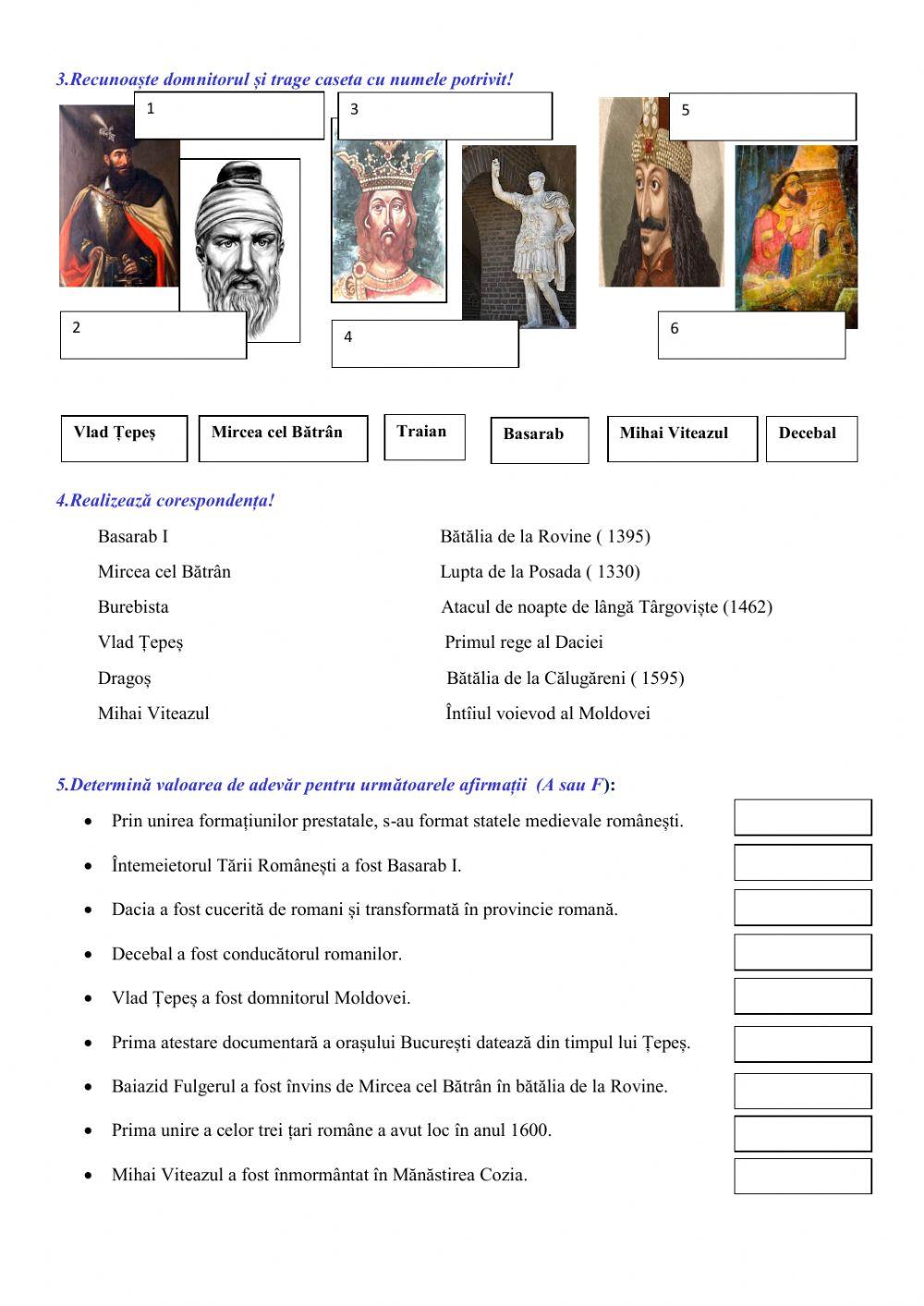 Evaluare sumativa la sfarsitul semestrului I