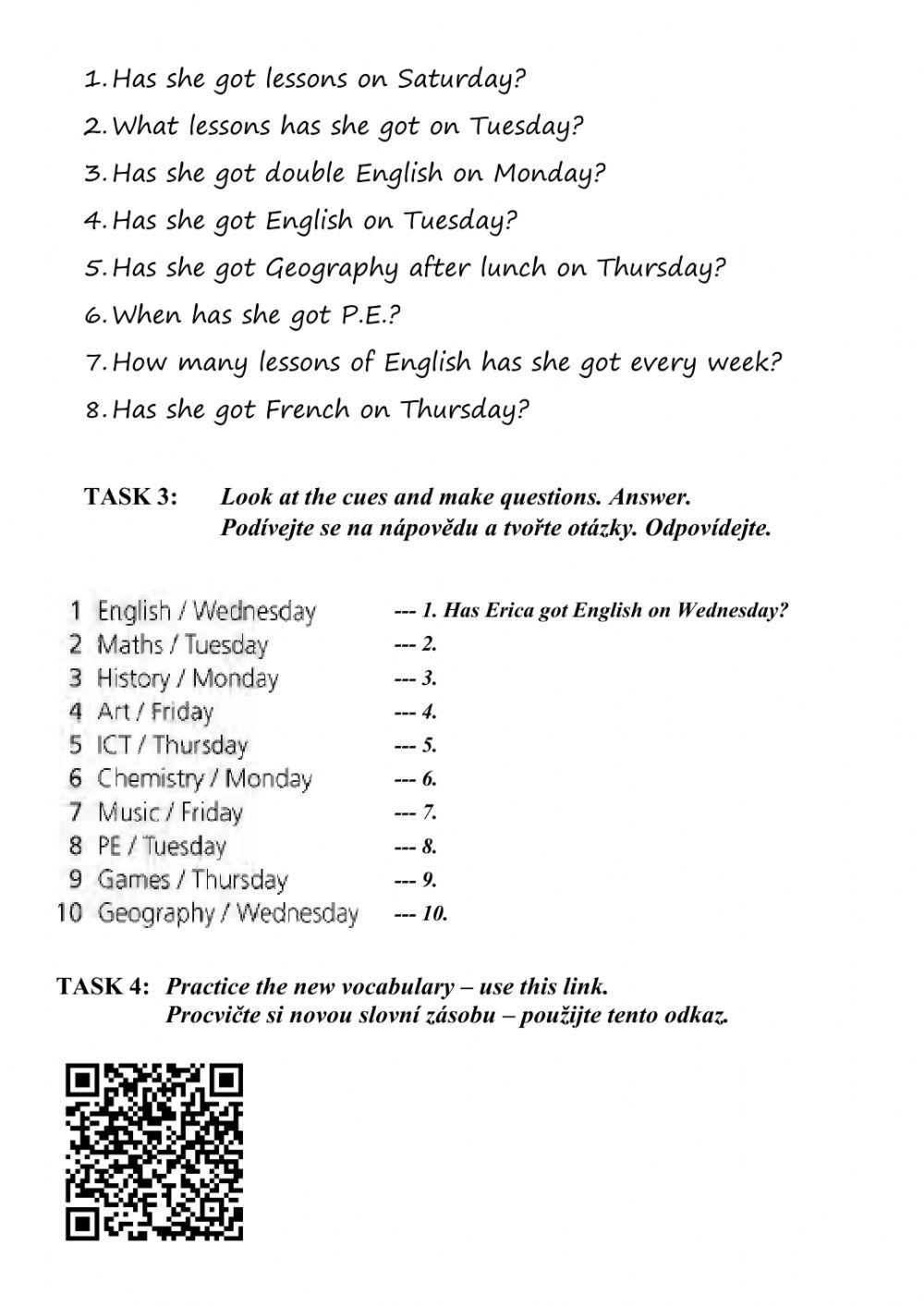 Project 1 Unit 3D - My School