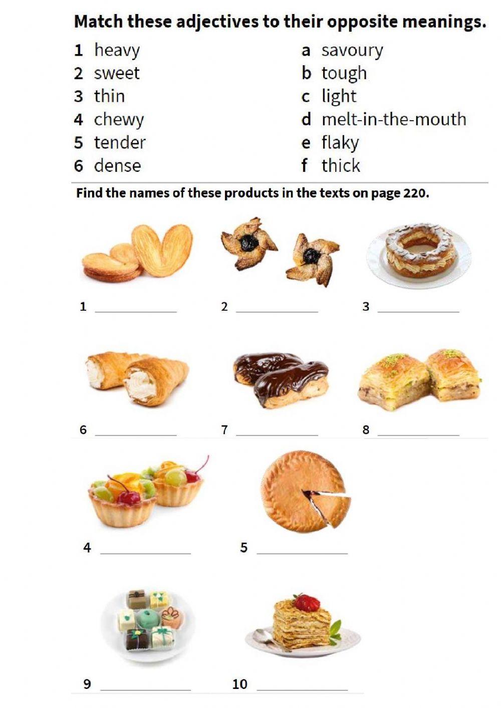 643692 Pastry Larisa16 LiveWorksheets 643692-pastry-larisa16-liveworksheets