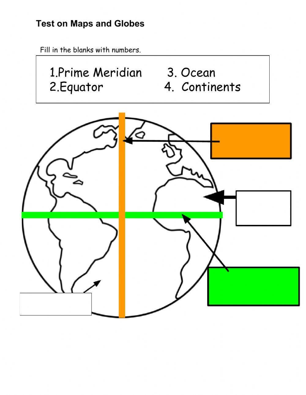 Maps and Globes Test