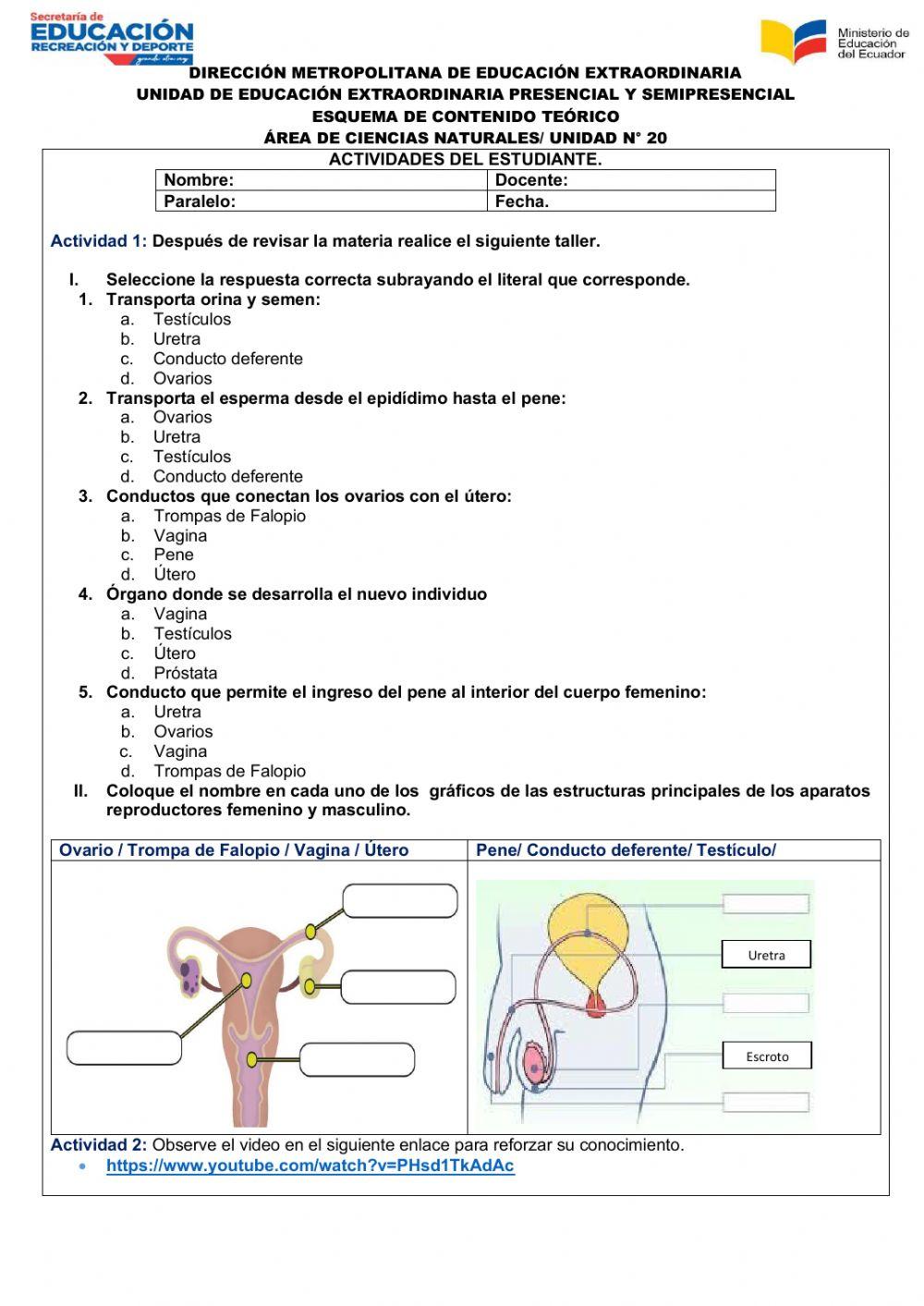 Unidad de Ciencias Naturales 20