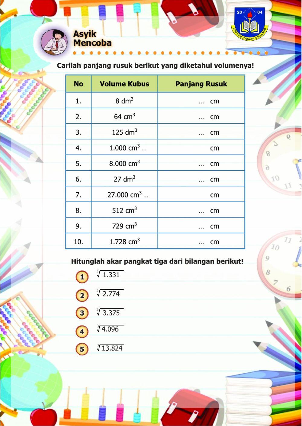 LKPD MAT Rusuk Kubus