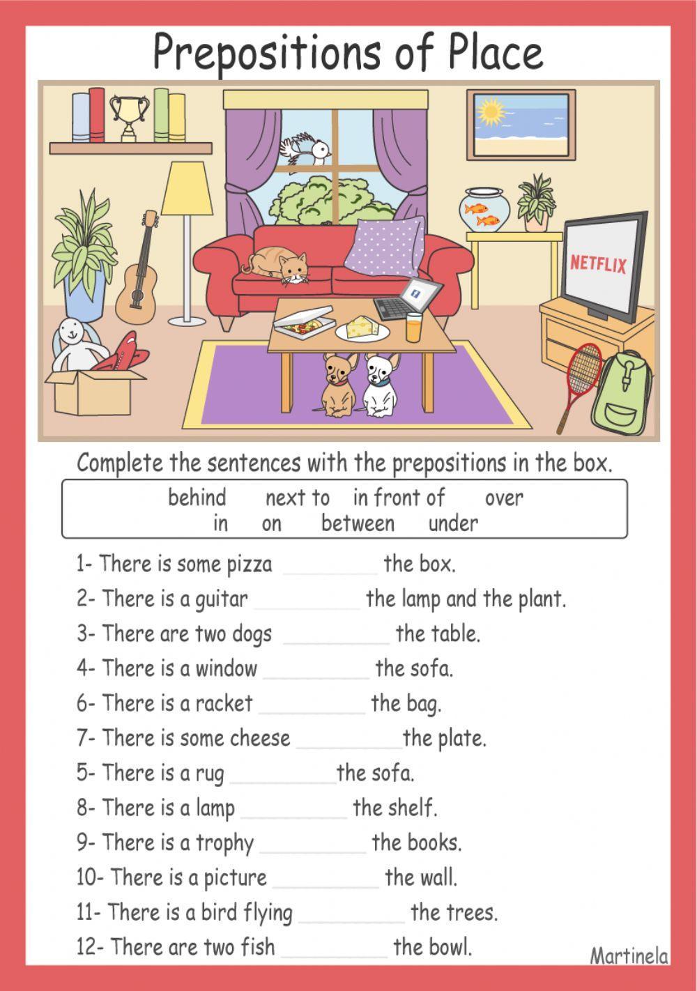 Prepositions of place-1ESO