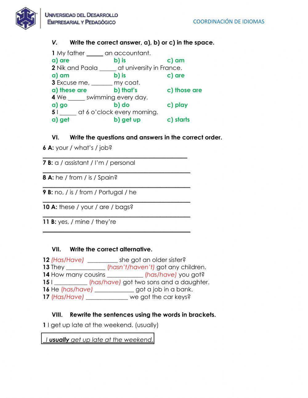 Extraordinary Exam Elementary