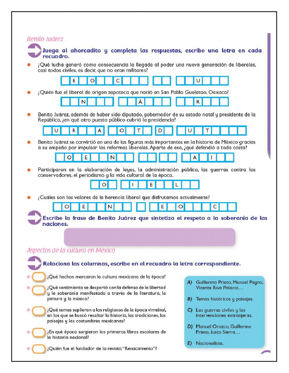 Benito Juárez y los liberales