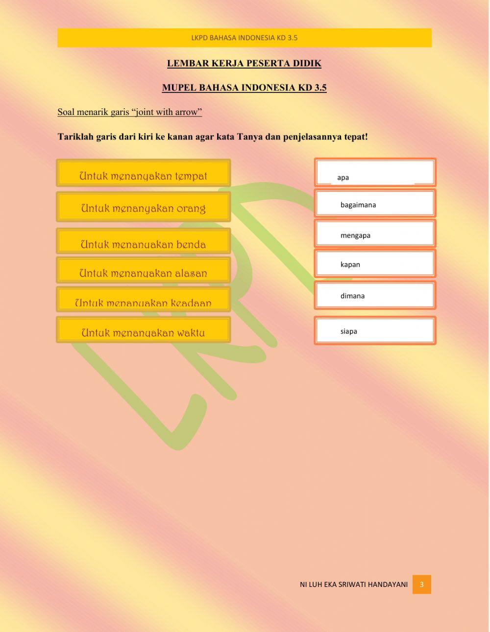 LKPD Bahasa Indonesia