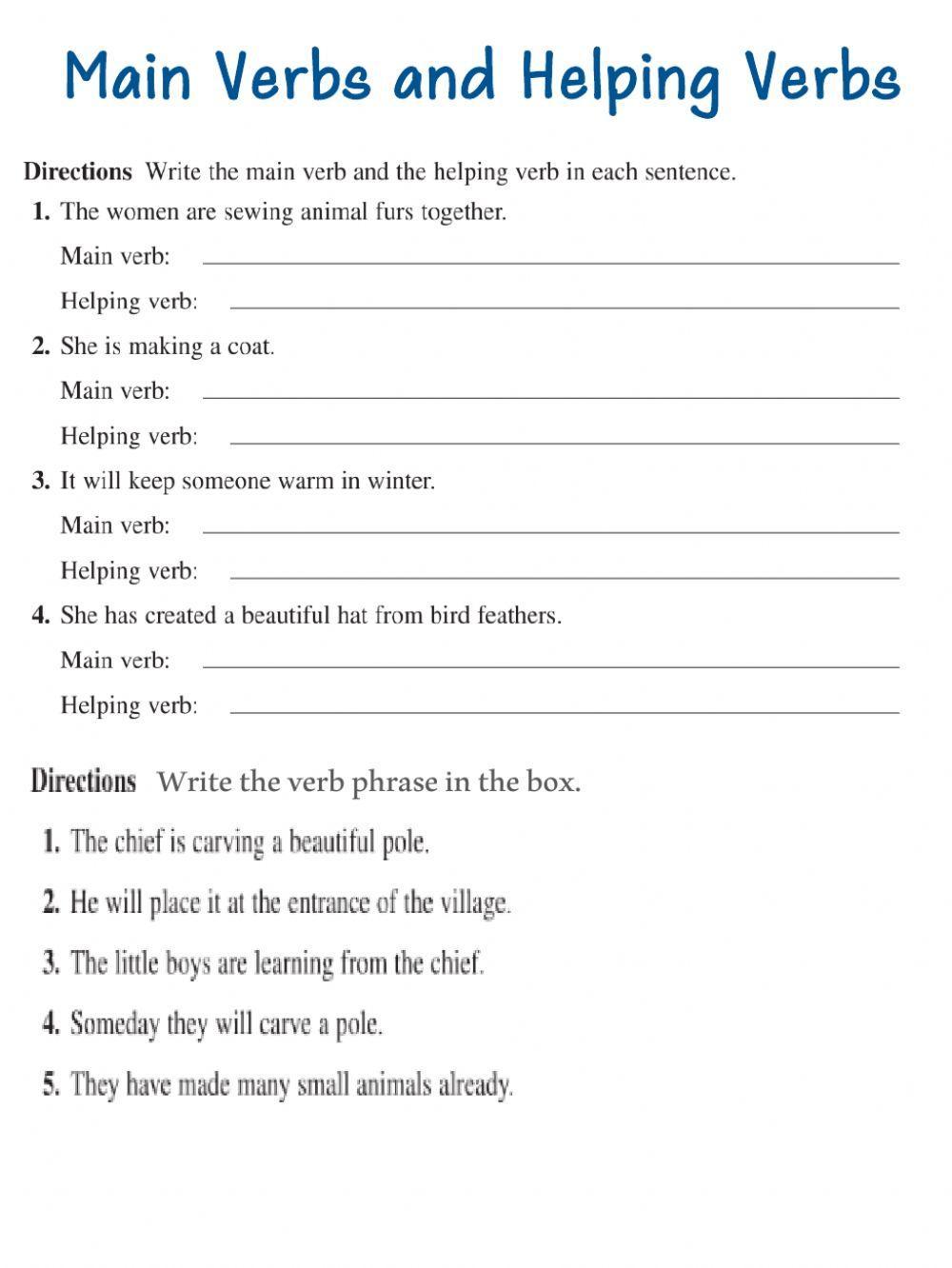 main-and-helping-verbs-exercise-live-worksheets