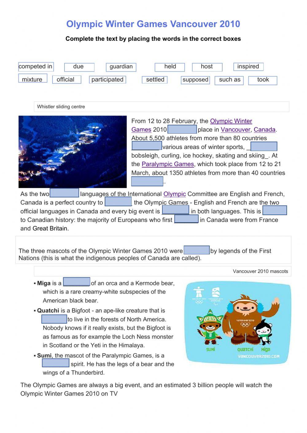 Olympic Winter Games Vancouver 2010