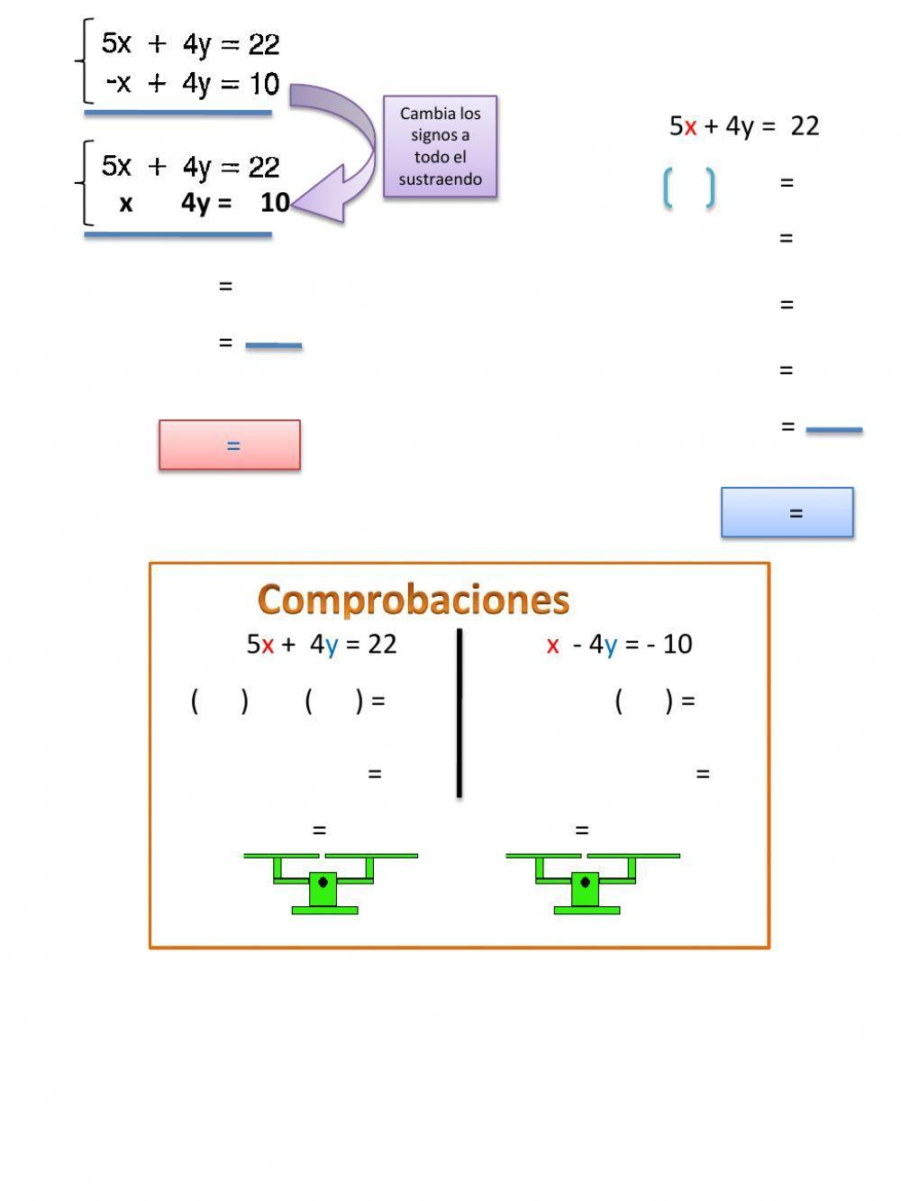 Método suma y resta: truco 1
