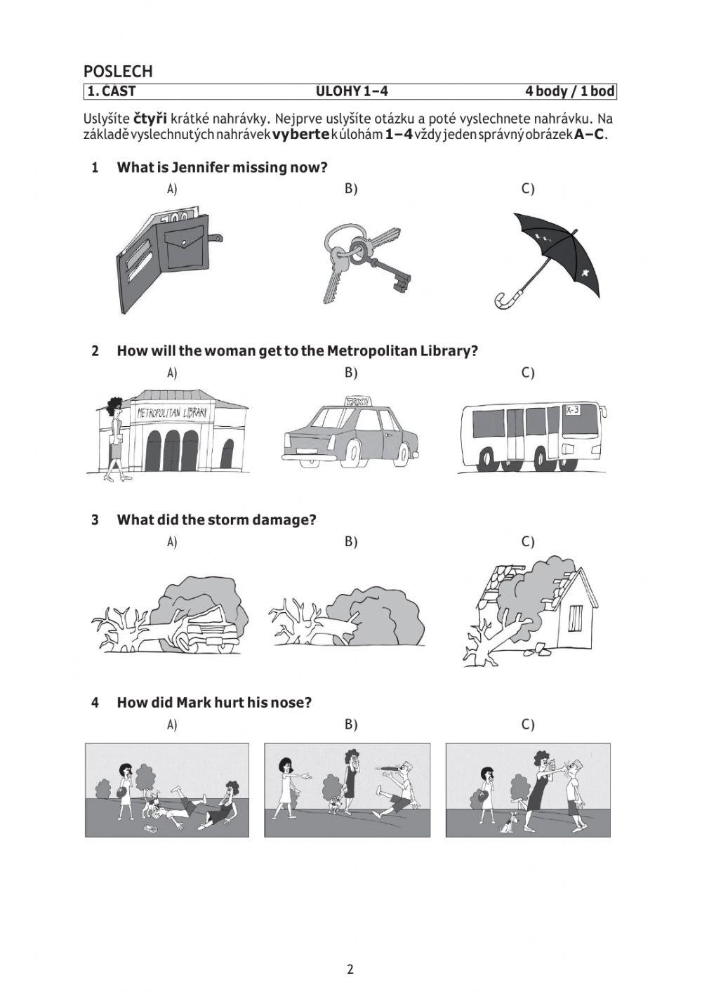 Listeninig and reading comprehension