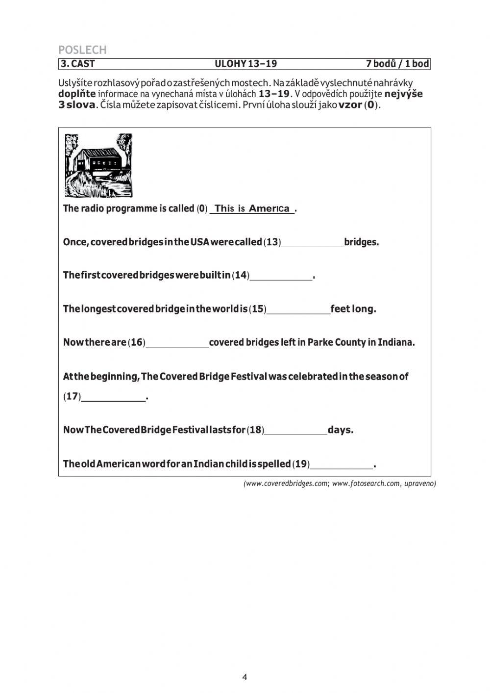 Listeninig and reading comprehension