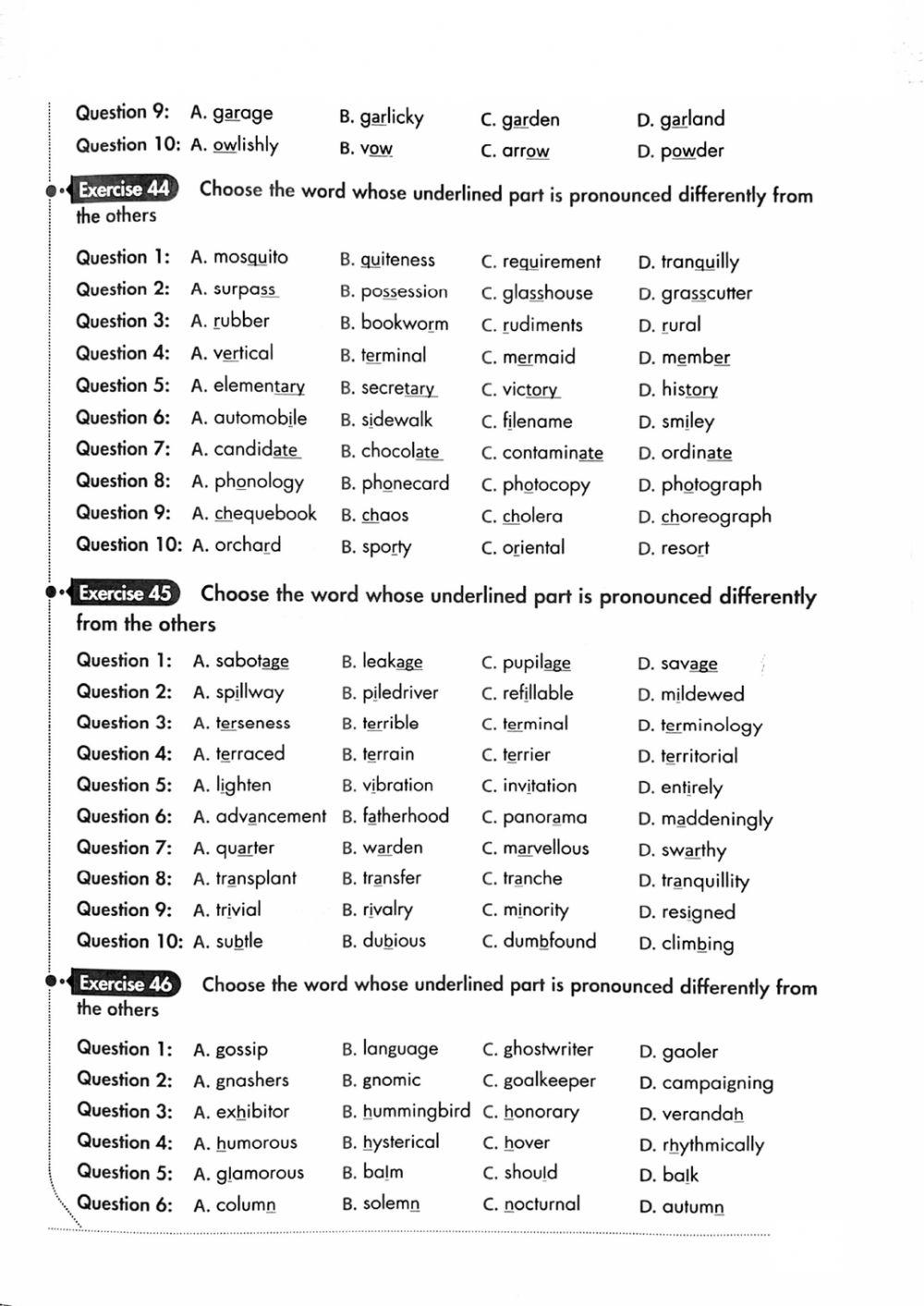 Tự học đột phá - Phát âm Tiếng Anh - Đề 05