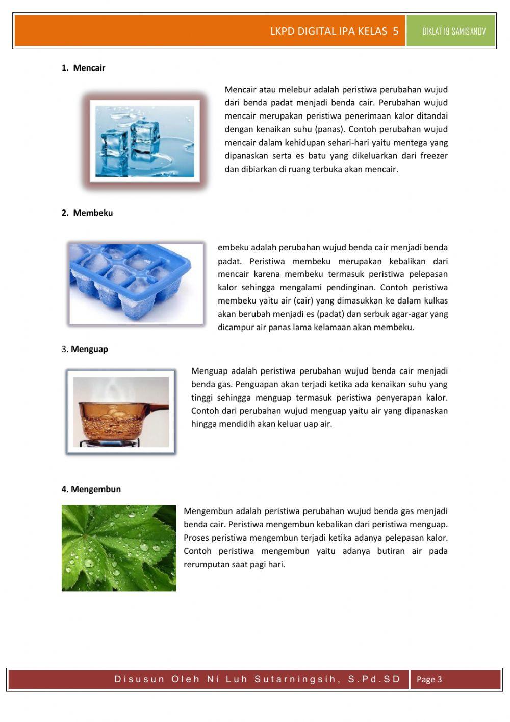 LKPD IPA kelas 5 SD Semester 2