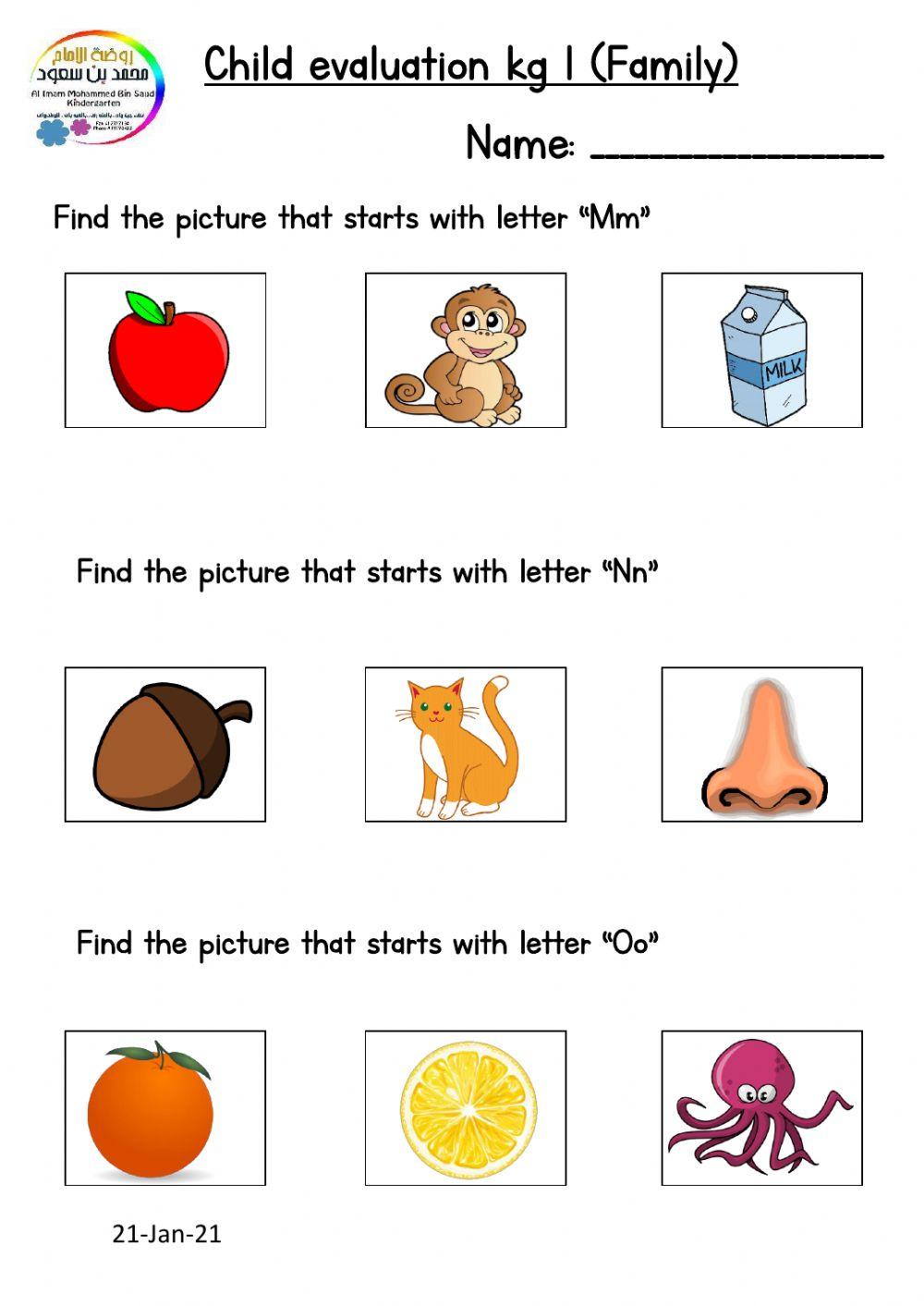 644802 Alphabets(MNO) Evaluation Jowayreya