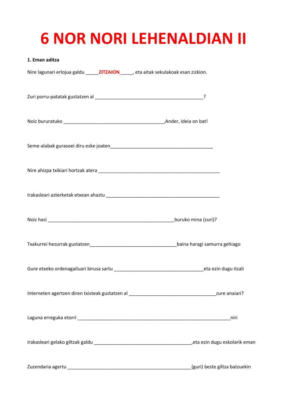 6 nor nori lehenaldian ii