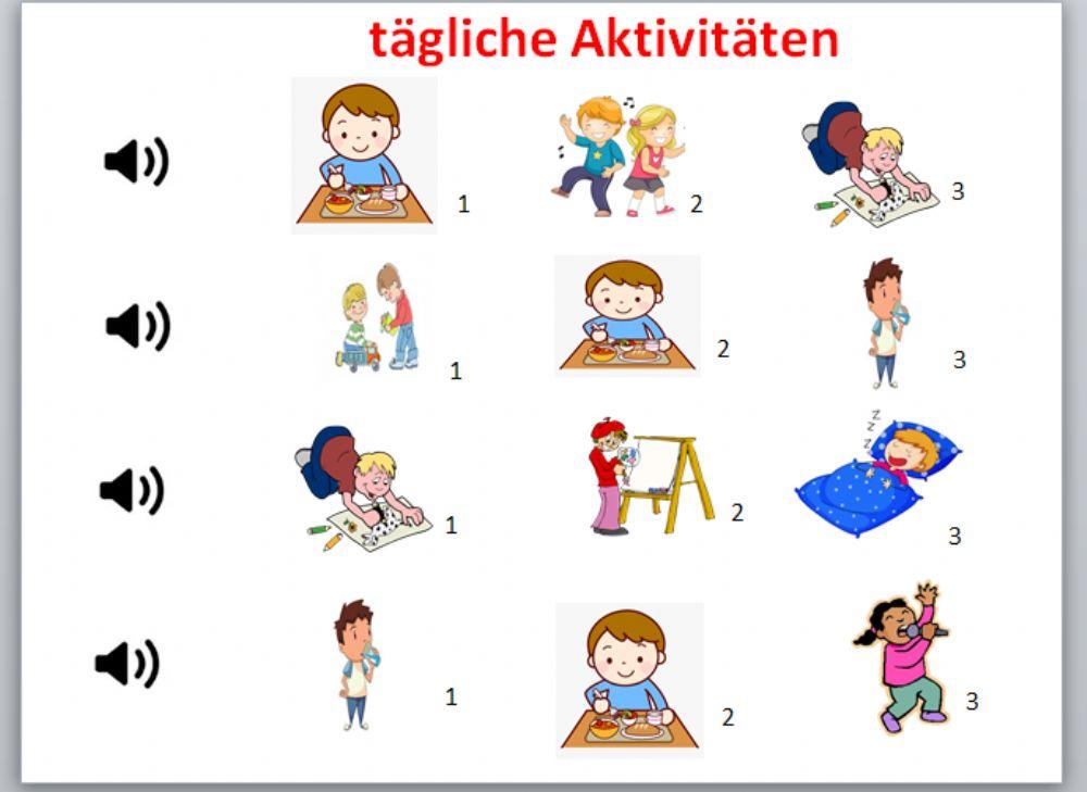 Tägliche Aktivitäten