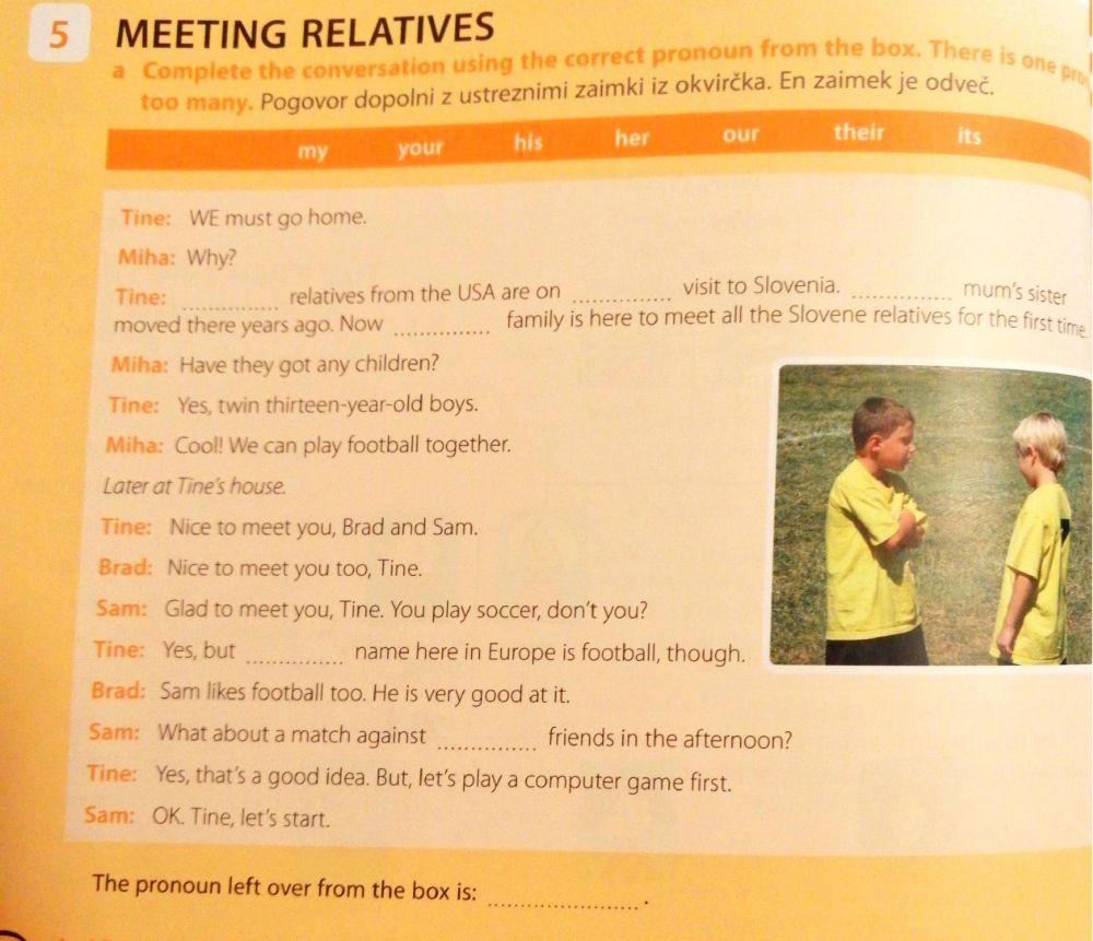 Possessive adjectives