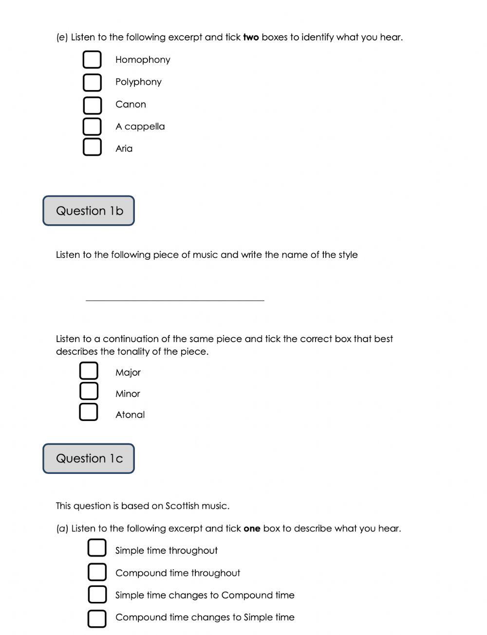 Music - National 5 Practise Q2 Fixed