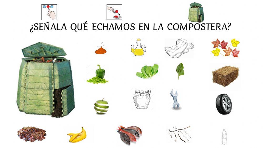 Qué echamos en la compostera