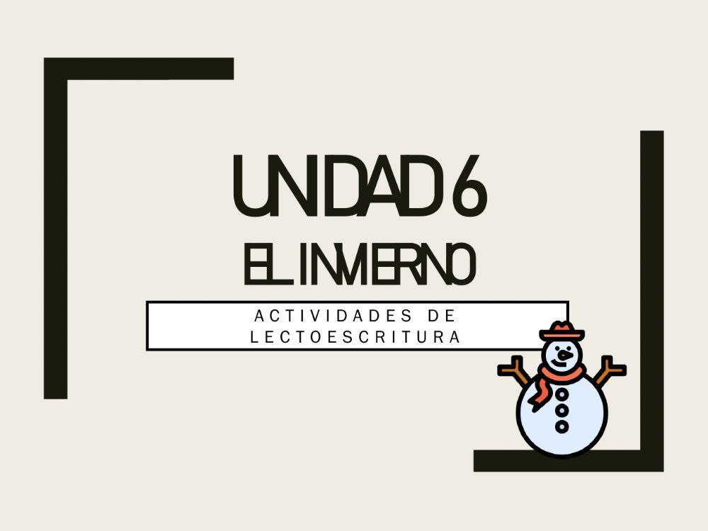 LECTOESCRITURA: El invierno