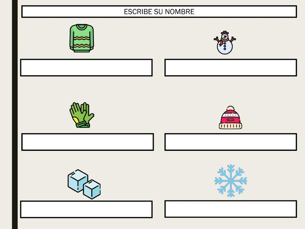 LECTOESCRITURA: El invierno