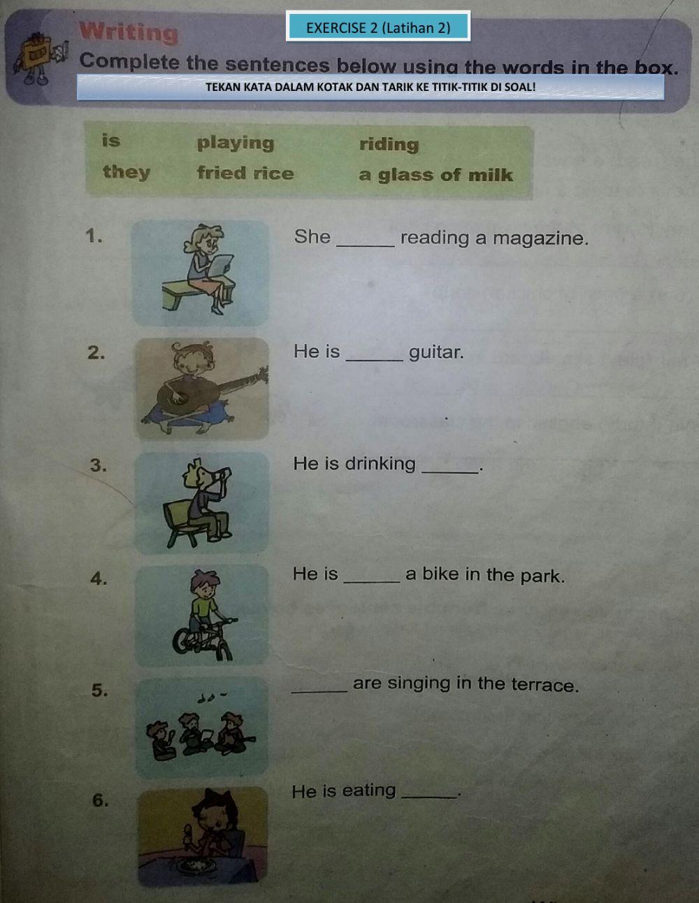 Present Continous Tense kelas 4 KD5 (21-01-2020)