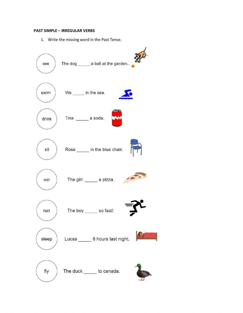 PAST SIMPLE - irregular verbs