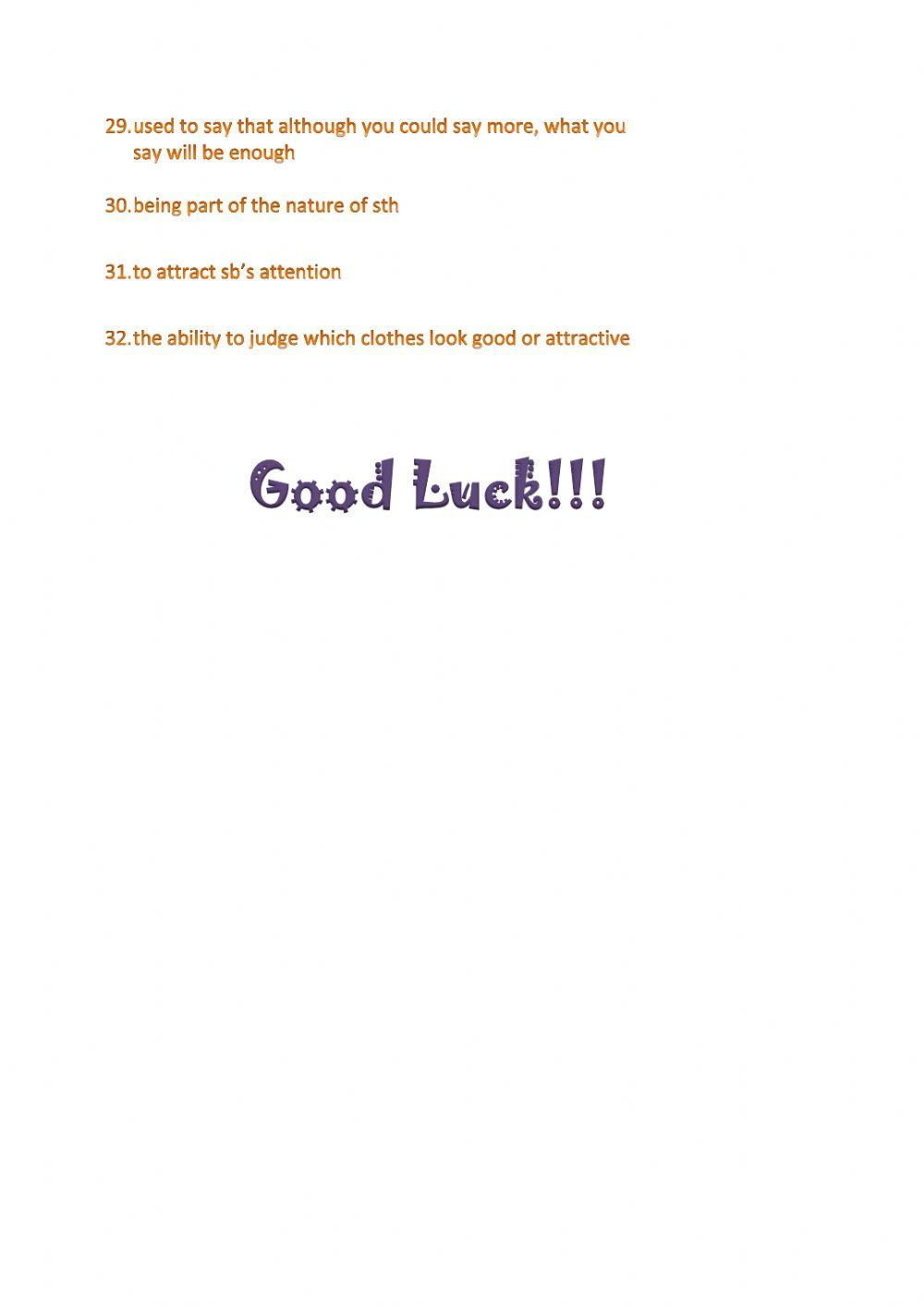 Targeting Proficiency(6.42-6.59, 6.99-6.112)