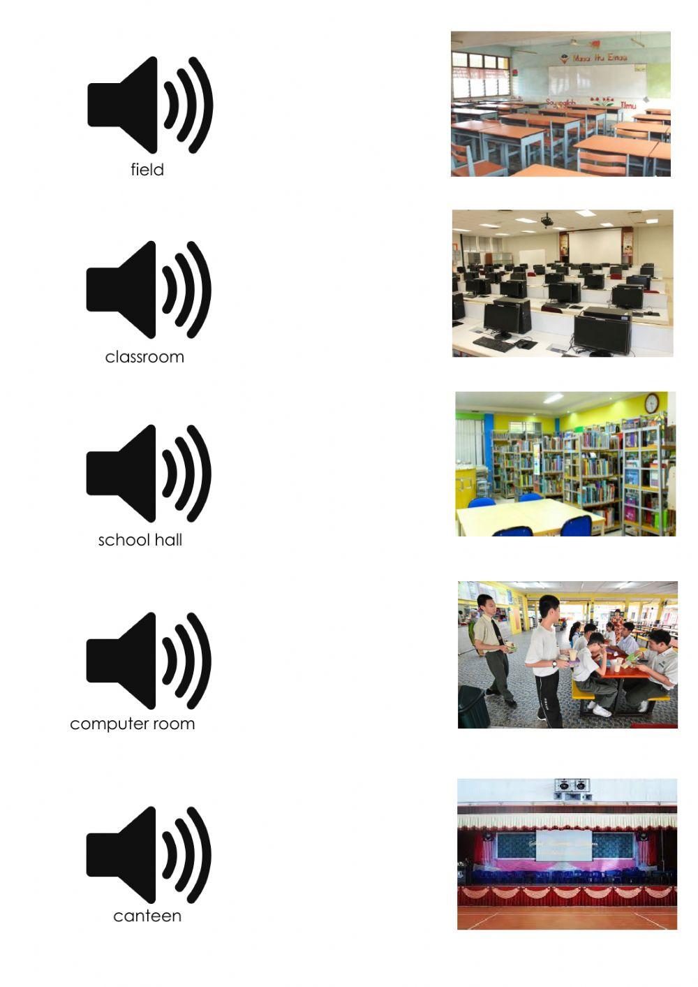 English PPKI KSSRPK Year 2 - Unit 1 : Places In My School