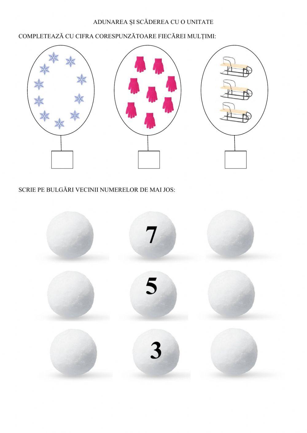 Adunarea și scăderea cu o unitate