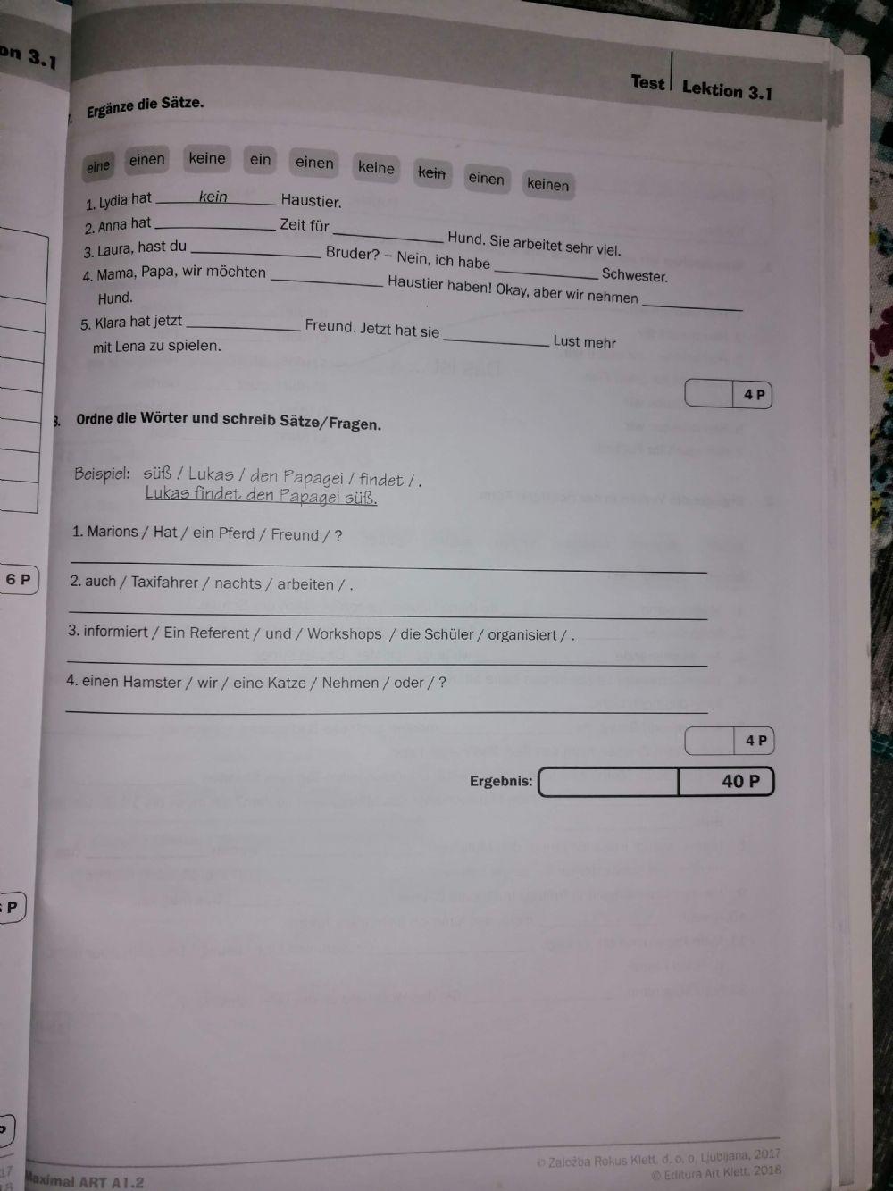 Test A1.2.3 online exercise for | Live Worksheets