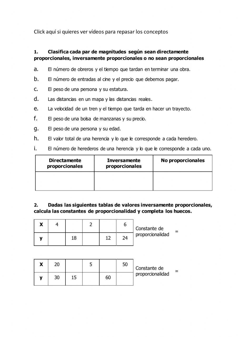 Proporcionalidad inversa 5