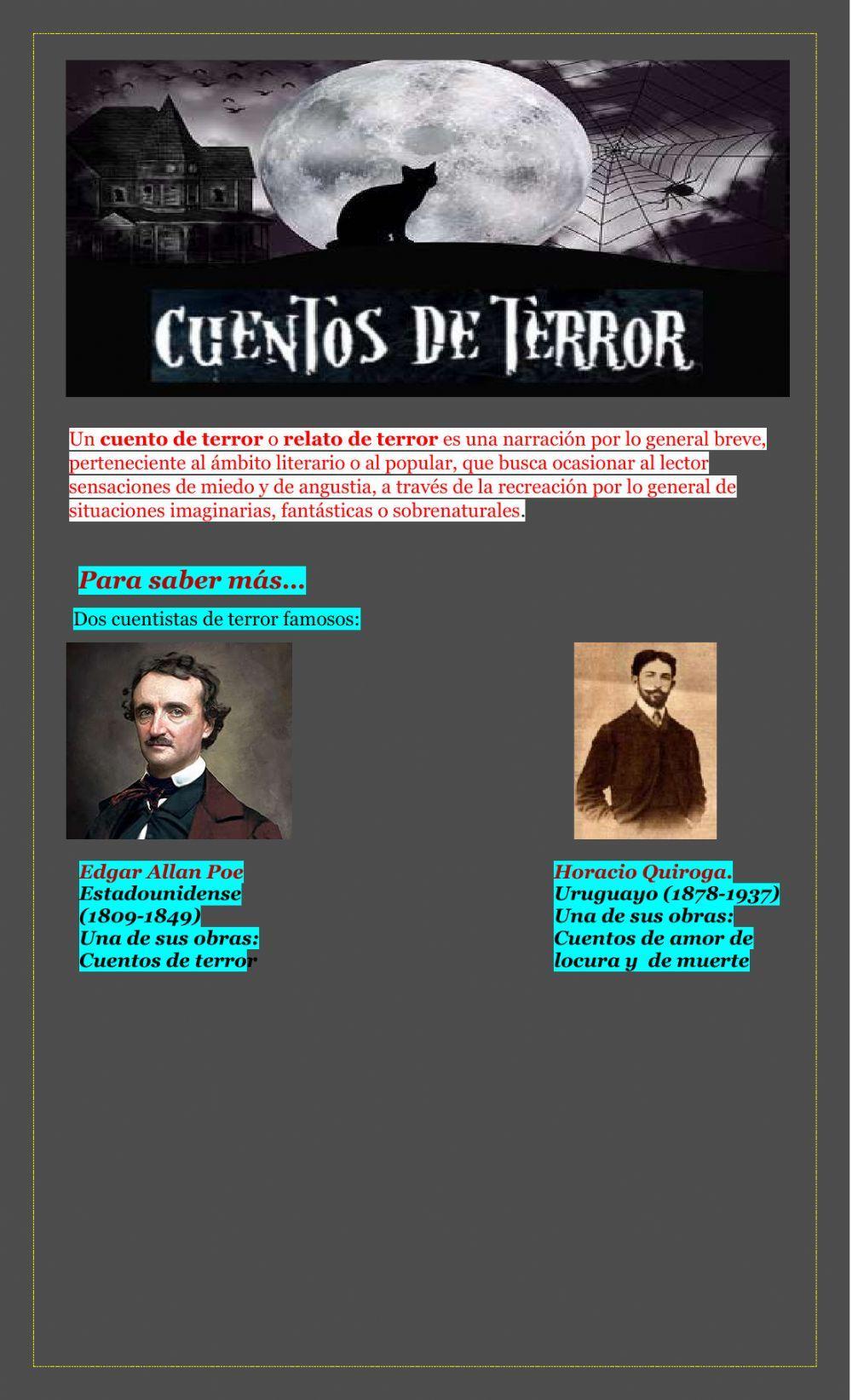 Cuentos de terror