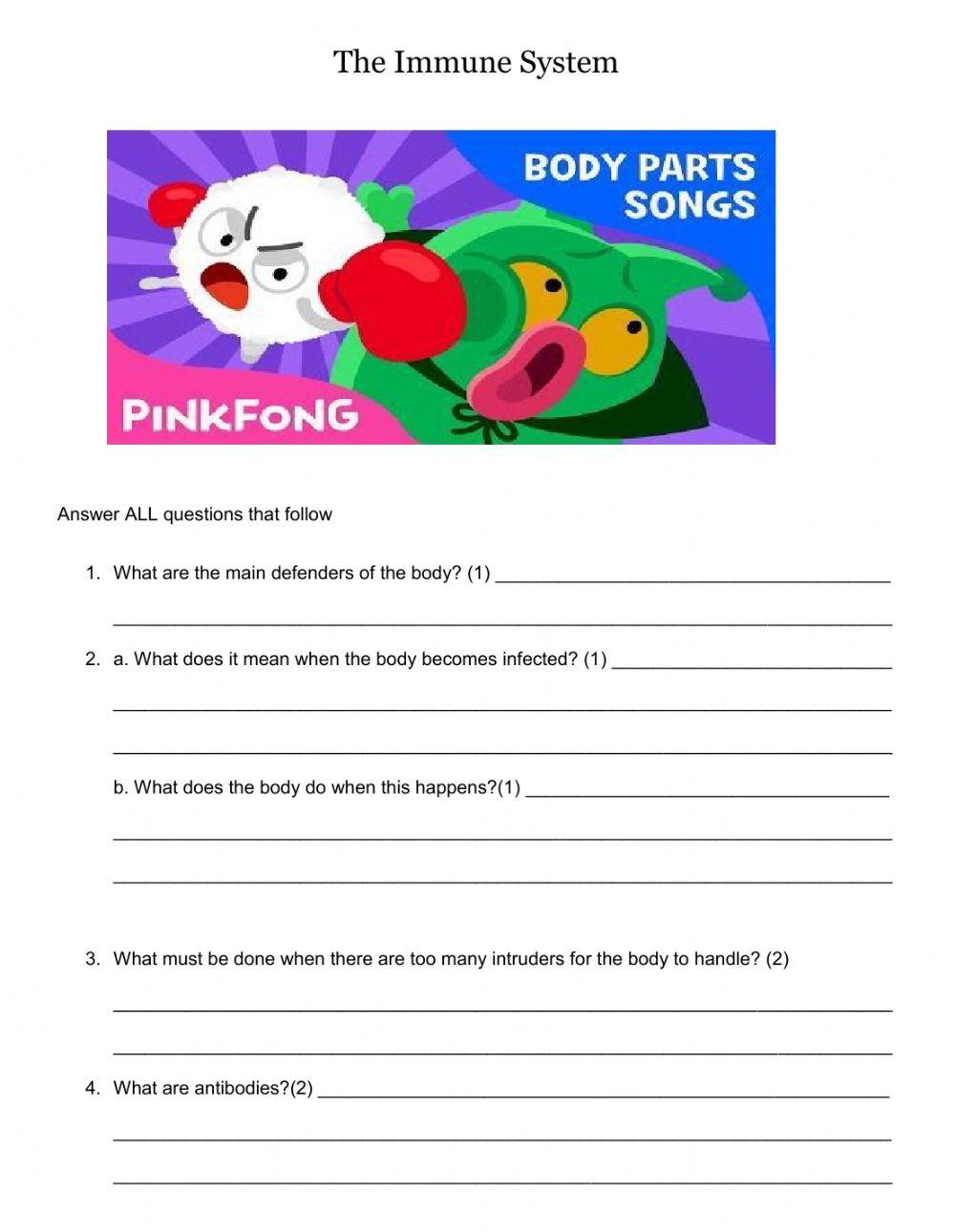 the-immune-system-exercise-live-worksheets