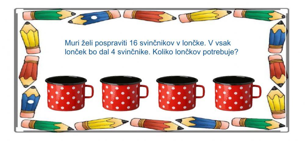 Deljenje s številom 4