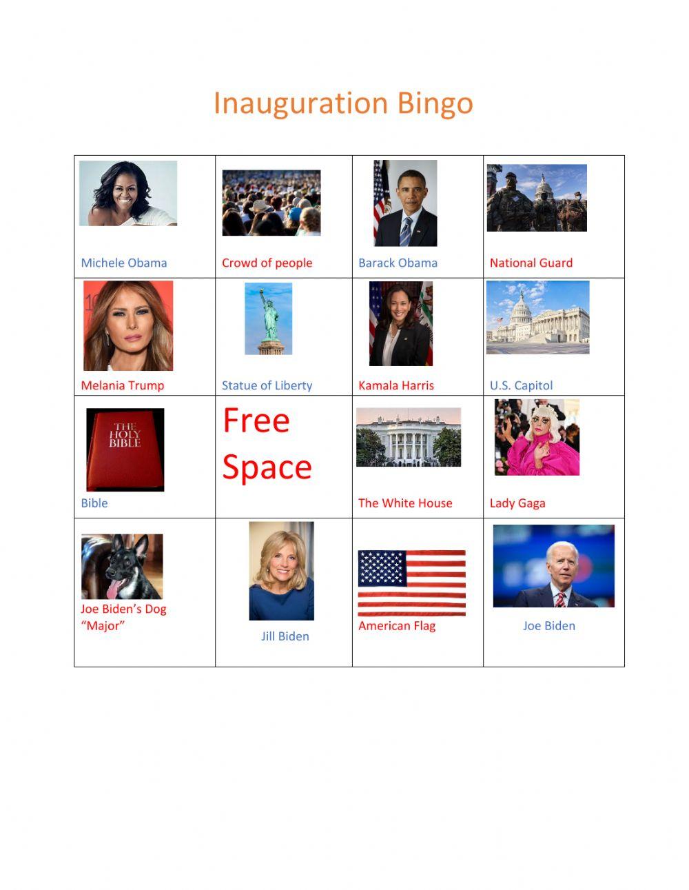 Inaugural i spy