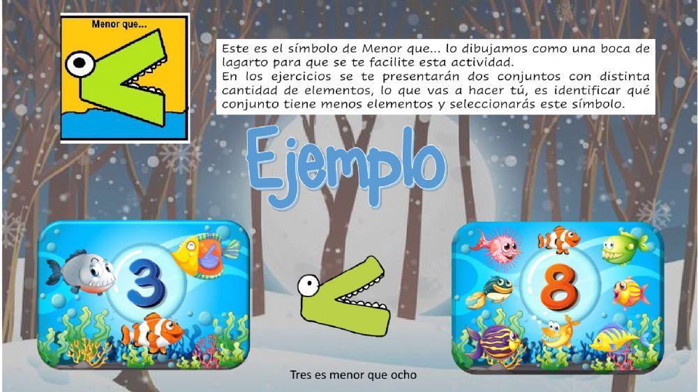 Mayor qué menor qu+e