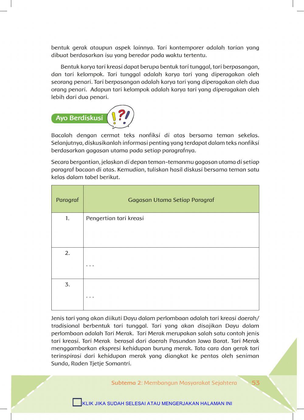 Tema 6 Sub Tema 2 Pembelajaran 2