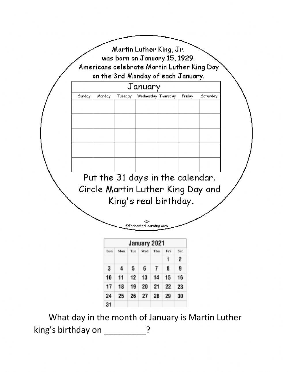 Martin luther king jr.