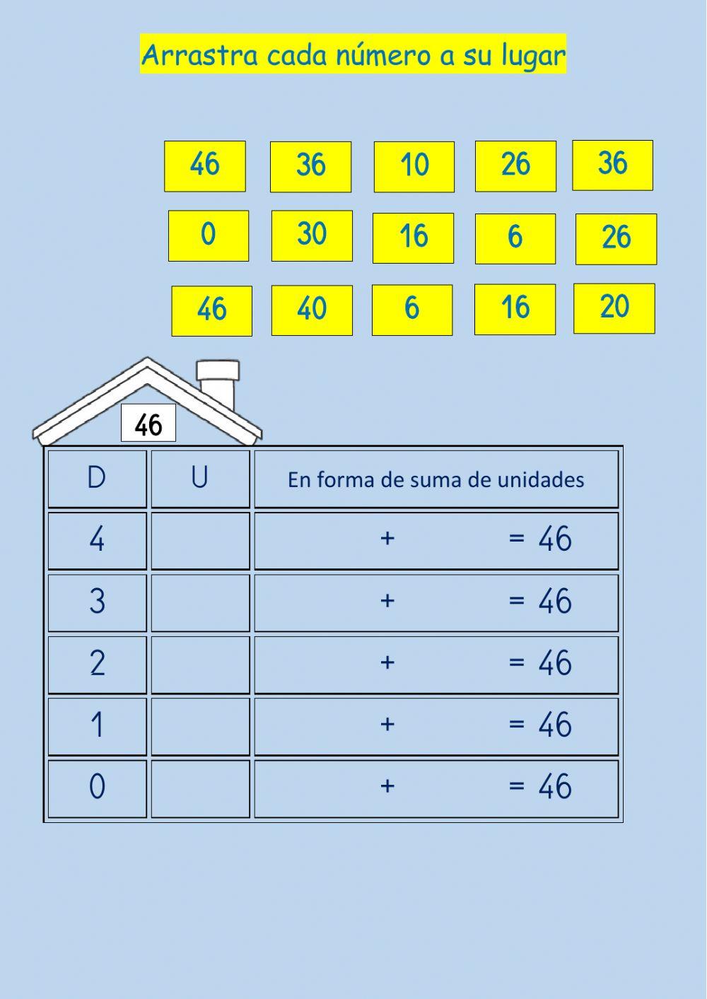 DESCOMPOSICIÓN EN CASITAS 3 DESCOMPOSICIÓN EN CASITAS 3