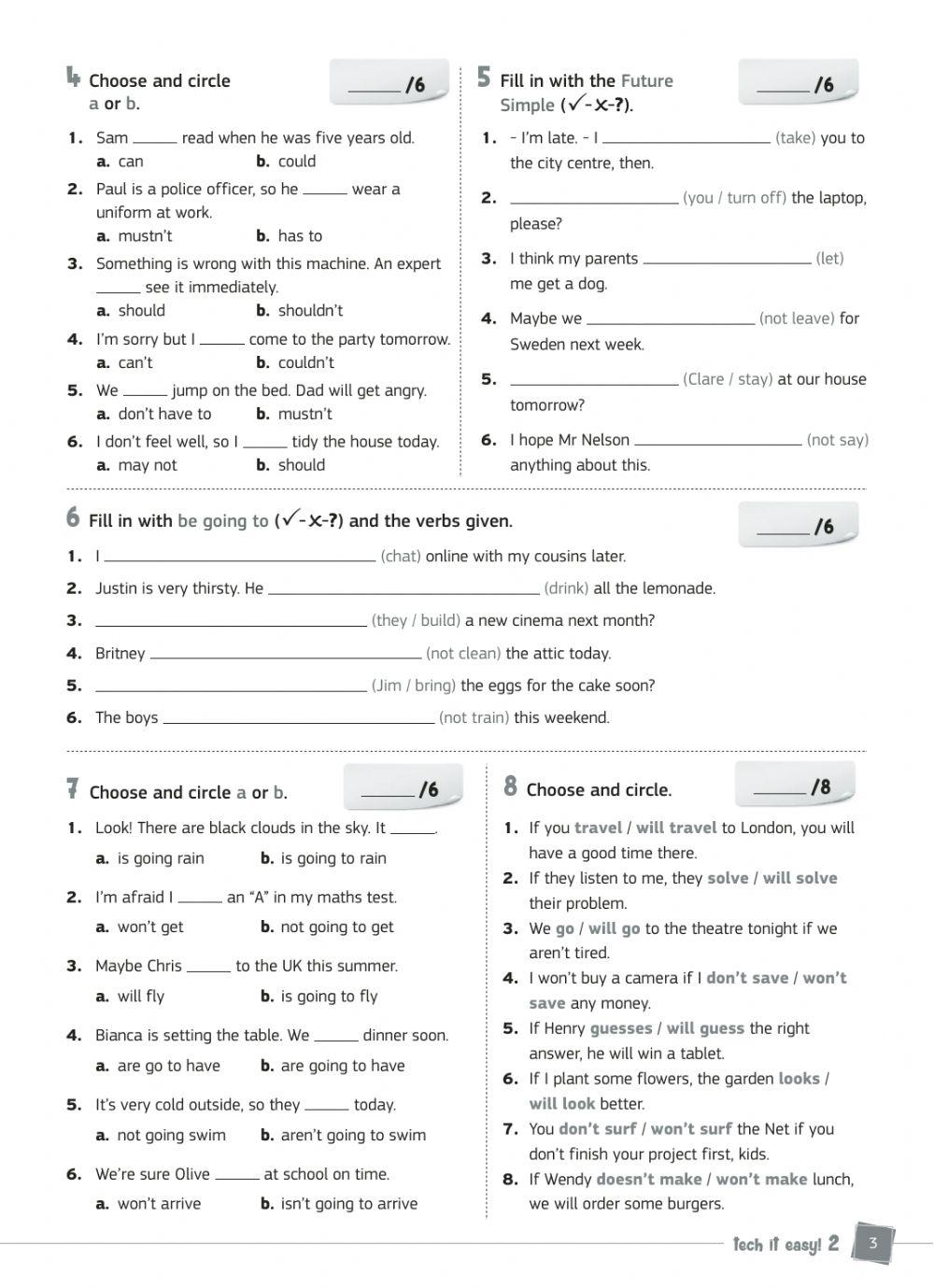 Tech It Easy 2 - Test 3